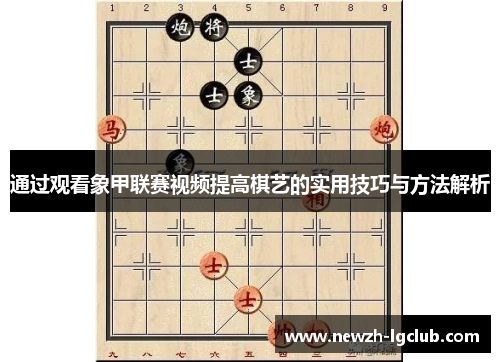 通过观看象甲联赛视频提高棋艺的实用技巧与方法解析