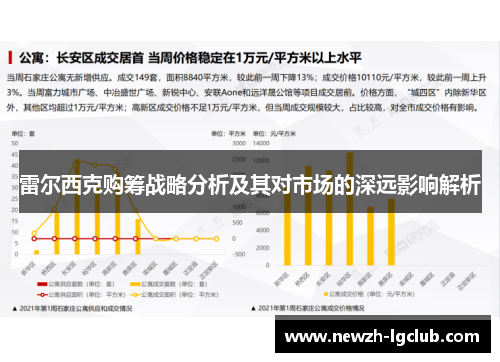 雷尔西克购筹战略分析及其对市场的深远影响解析 雷尔西克购筹战略分析及其对市场的深远影响解析